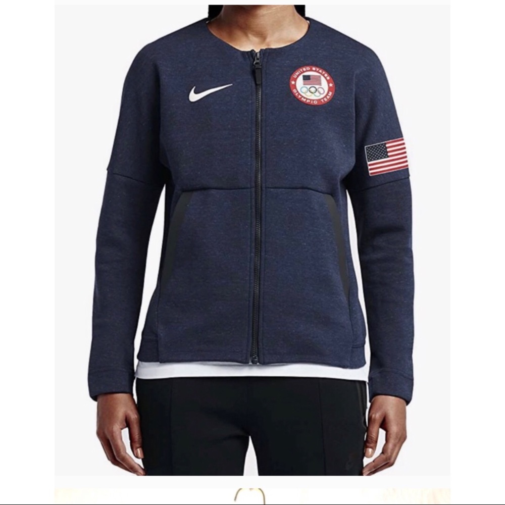 Nike Team USA Olympic Zip Sweater Jacket N…